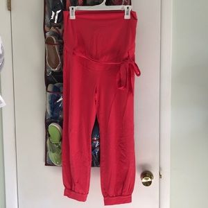 Over belly maternity pants